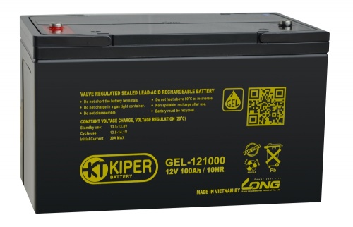 Аккумуляторная батарея гелевая Kiper GEL-121000 12V100Ah