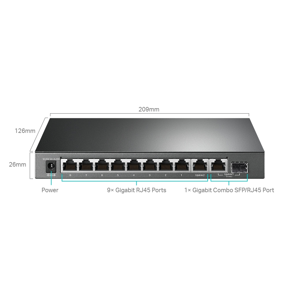 Коммутатор TP-Link TL-SG1210MPE(2)