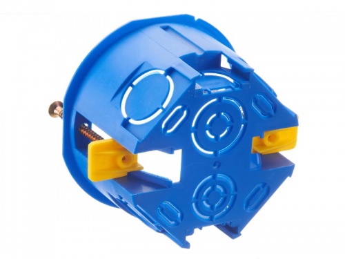 Коробка установочная приборная для полых стен с пластмассовыми лапками УПп 6845.1.2, 2