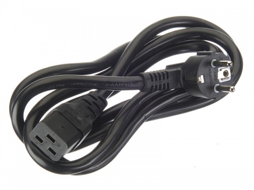 Кабель питания (евровилка - штекер IEC C19) 32,5мм2, 2м, черный, NETKO Optima