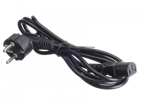 Кабель питания (евровилка - штекер IEC С13) 31,5мм2, 1,8м, черный, NETKO Optima