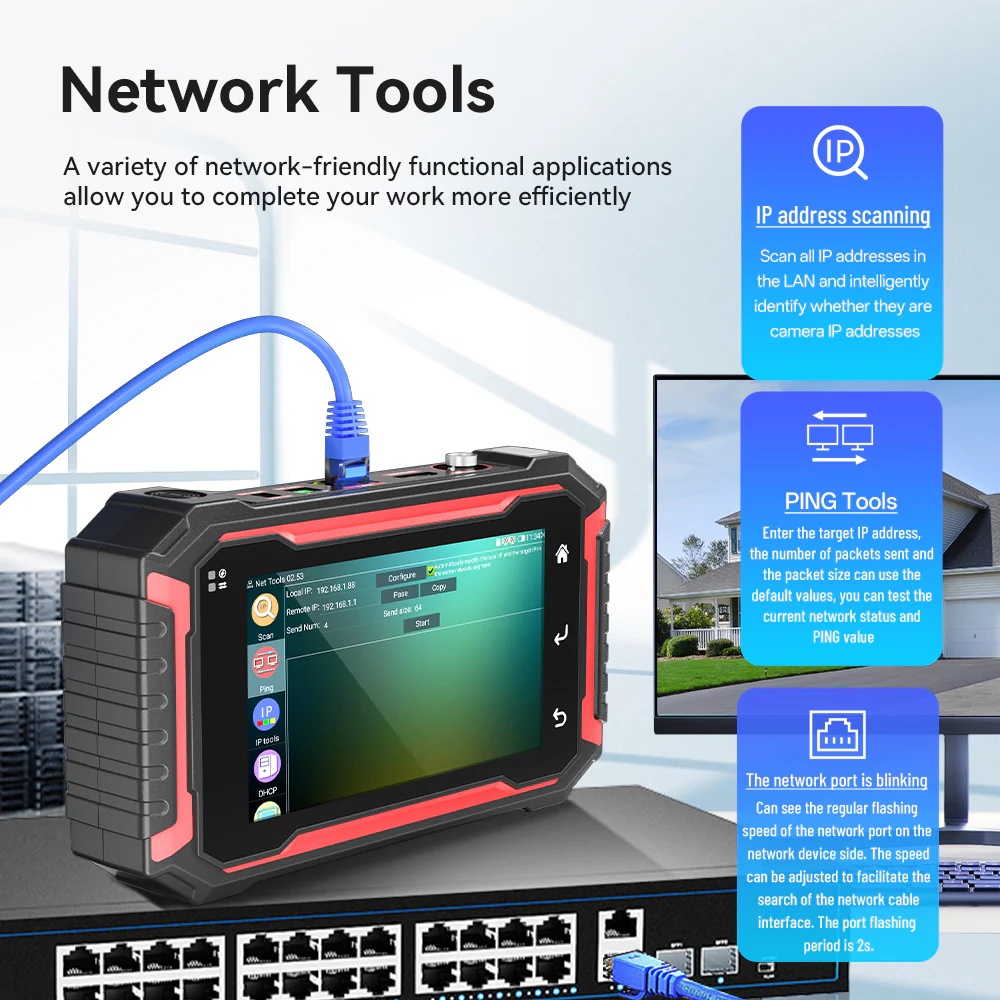 Многофункциональный тестер для видеонаблюдения Noyafa NF-IPC725_6