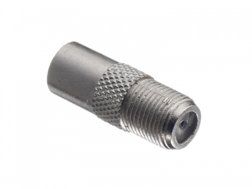 Переходник гнездо F - штекер TV (цинк) (P108-52), NETKO Optima