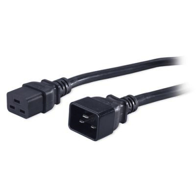 Hyperline PWC-IEC19-IEC20-5.0-BK Кабель питания IEC 320 C19-IEC 320 C20 (3x1.5), прямая вилка, 16A, 5м, цвет черный