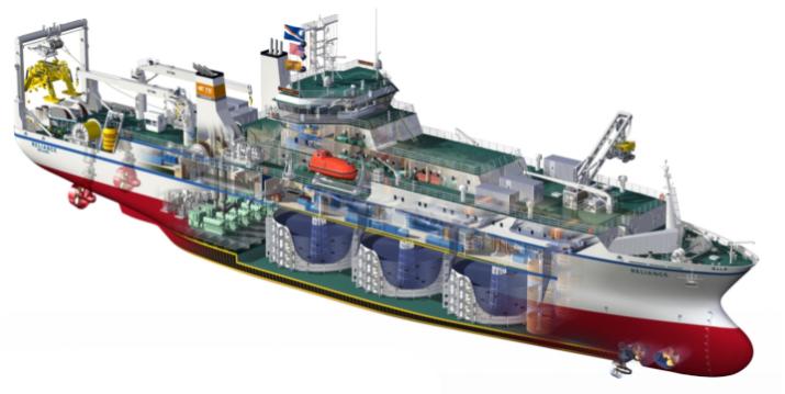 Первая трехмерная карта подводных оптоволоконных кабелей Первая трехмерная карта подводных оптоволоконных кабелей