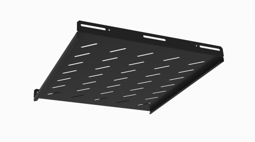 Полка стационарная DANNMAN SHL-450-RAL9005 до 20кг, 485х450мм, черная