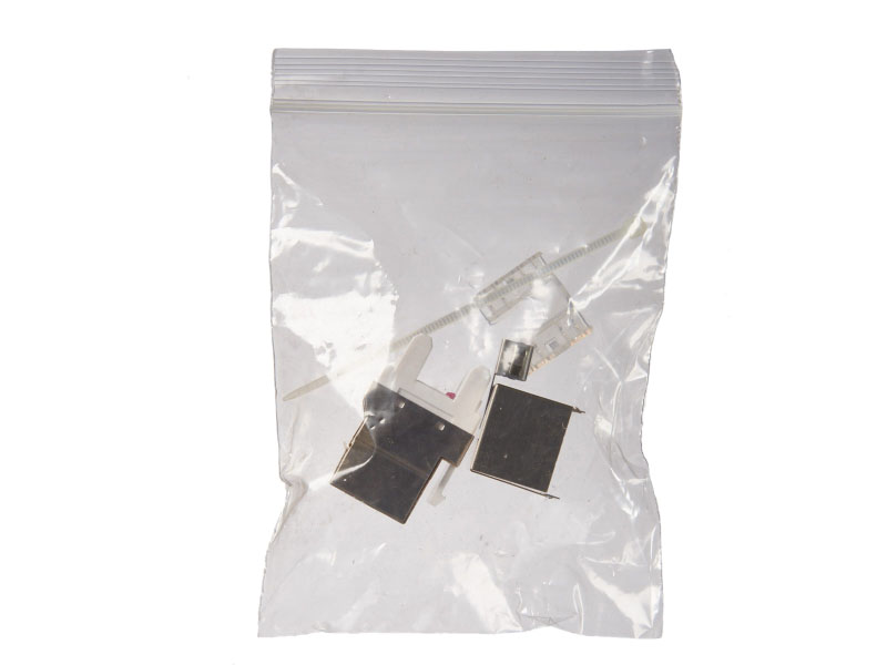Модуль Keystone экранированный, RJ45, cat.6, 180, под инструмент, металлик SB_3