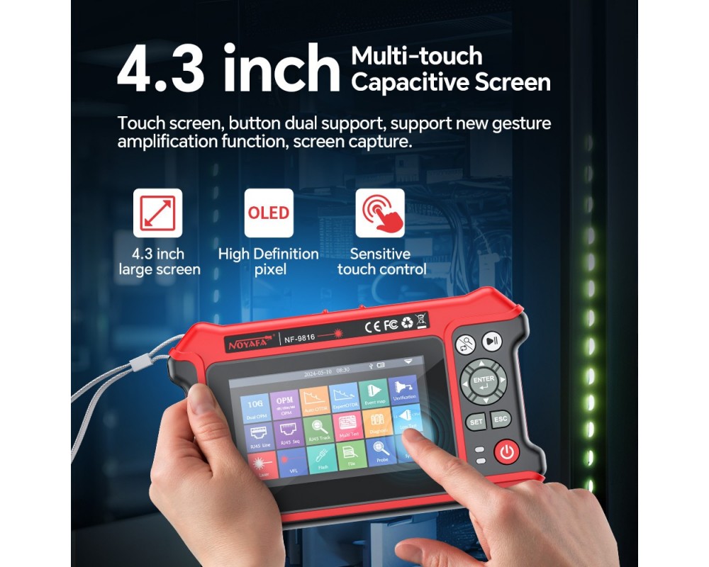 Многофункциональный комплексный тестер OTDR Noyafa NF-9816_4