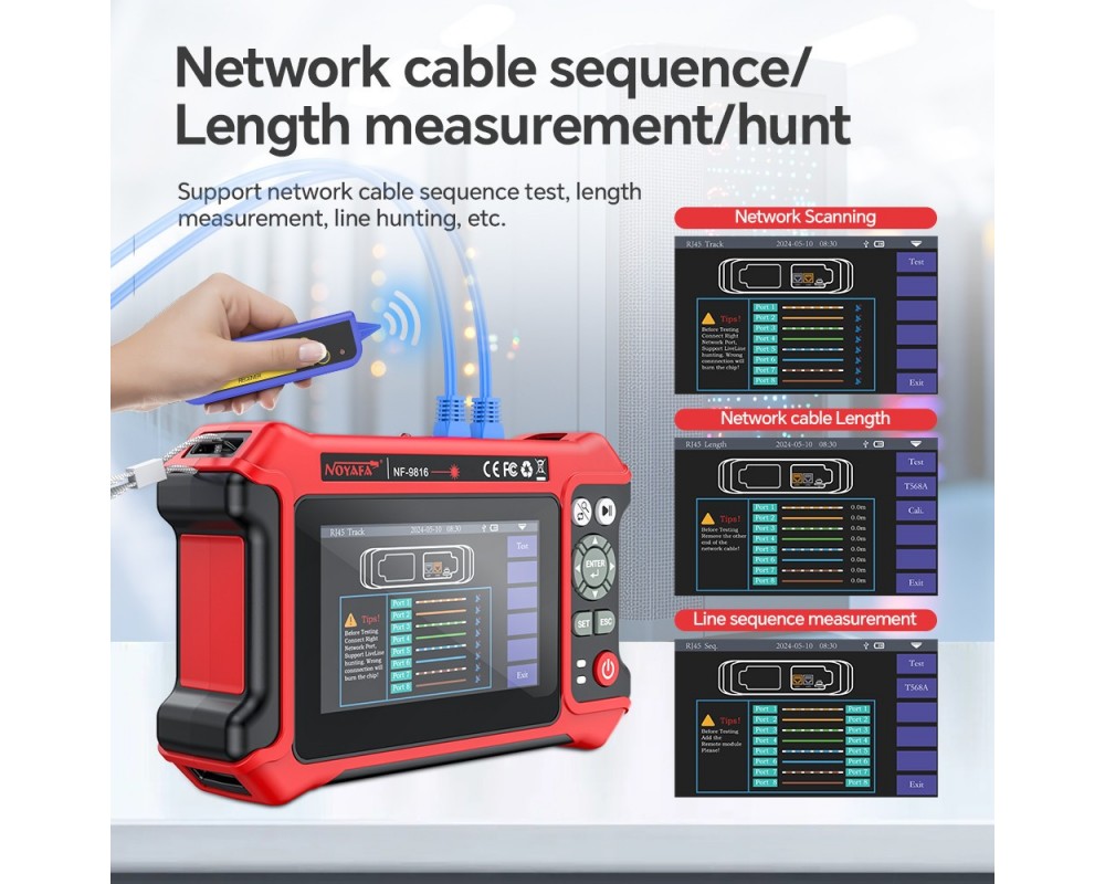 Многофункциональный комплексный тестер OTDR Noyafa NF-9816_5