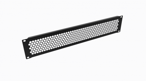 FPP-2U-RAL9005 Фальш-панель перфорированная на 2U, черная