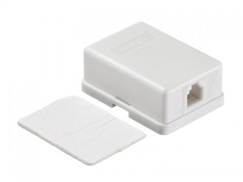 Розетка телефонная внешняя  1 порт RJ11(6p4c)