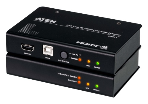 Удлинитель консоли ATEN CE801-AT-G (True 4K HDMI, USB, 70м)