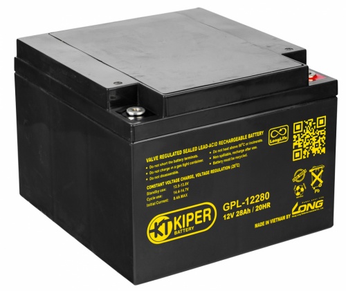 Аккумуляторная батарея Kiper GPL-12280 12V28Ah
