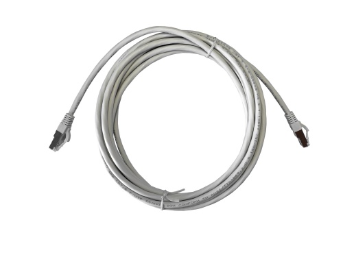 Патч-корд FTP4 cat.6, 5.0м, литой коннектор, серый, LSZH, NETKO Expert CKC
