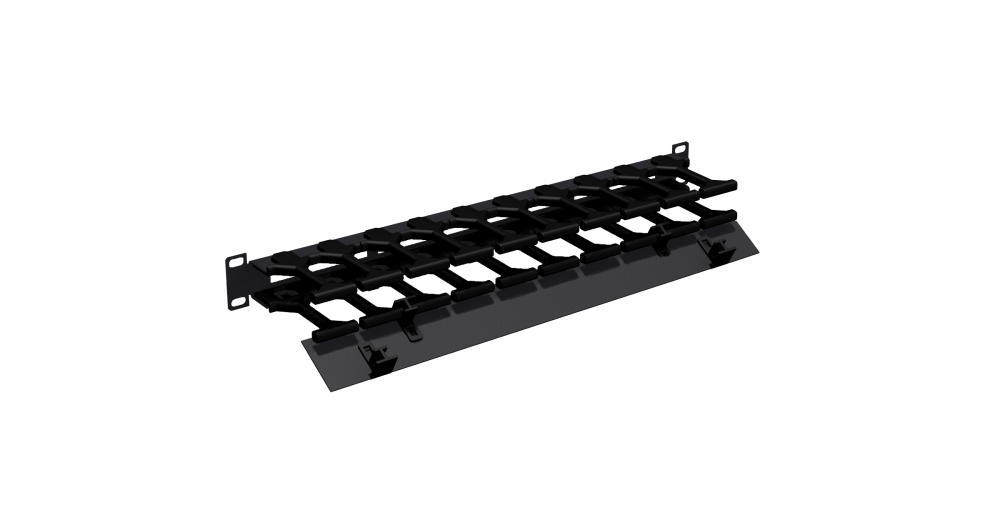 Кабельный органайзер NIKOMAX NMC-OP100CF-1U-BK, 19, 1U_2