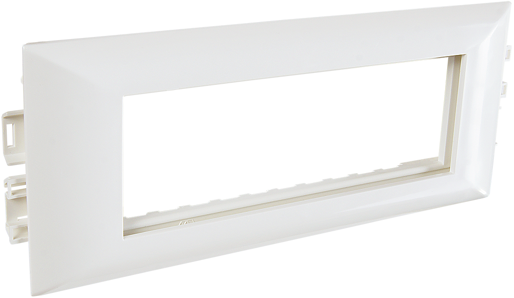 Суппорт с рамкой на 3 поста (45х45) в профиль для кабельных каналов 100х50, 105х50 (100009S)_1