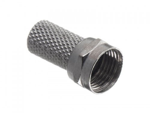 Штекер F (гайка) на RG-6SAT-703 (цинк) (F113-55), NETKO Optima