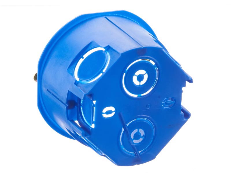 Коробка установочная приборная в бетон УПп 6845.1.1, синяя2