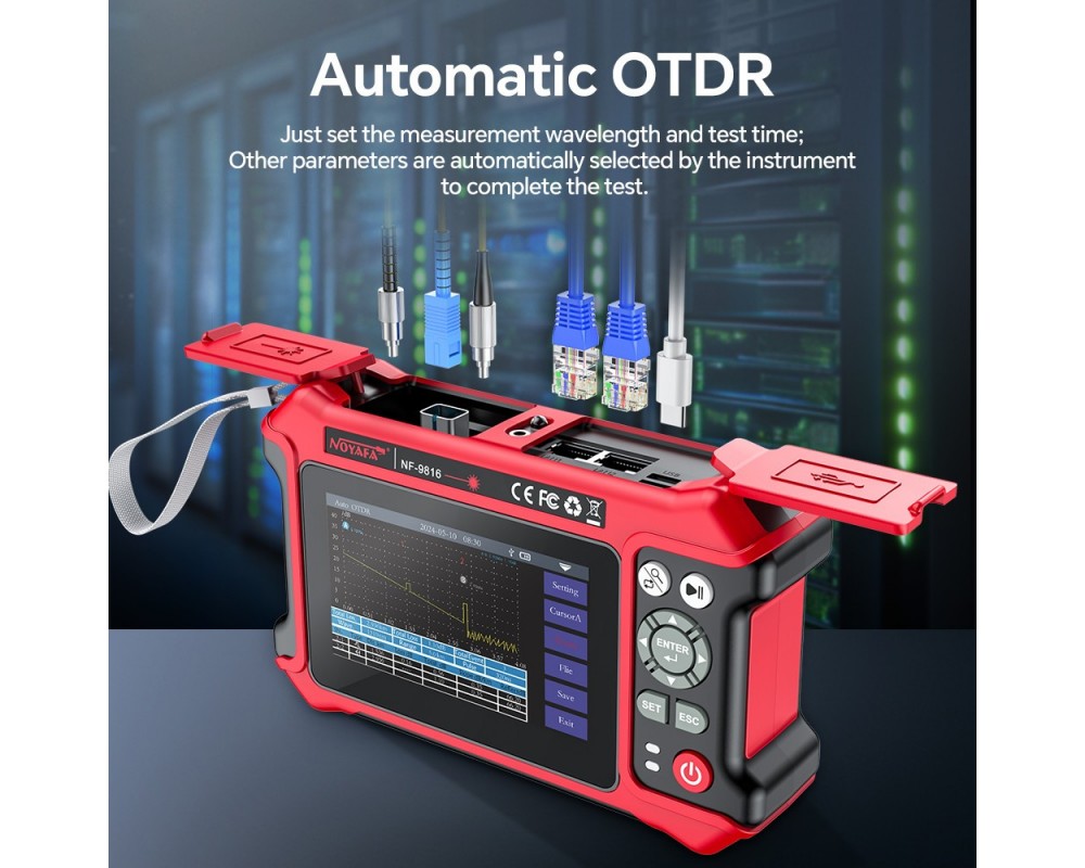 Многофункциональный комплексный тестер OTDR Noyafa NF-9816_2