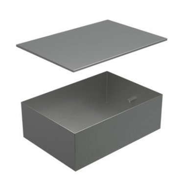 BOX6-8 Металлическая коробка с крышкой для заливки в пол 249,6х167,6х75мм