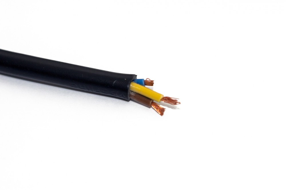 Hyperline PWC-SHM-OE-5.0-BK Кабель с вилкой Schuko (open end), длиной 5м (3x1.0 кв.мм), цвет черный_1