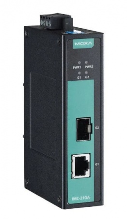 Промышленный медиаконвертер MOXA IMC-21GA-1