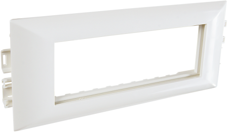 Суппорт с рамкой на 3 поста (45х45) в профиль для кабельных каналов и колонн (100009S)-1