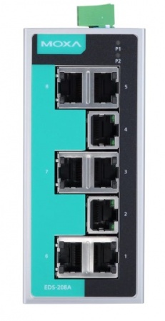 Промышленный неуправляемый коммутатор MOXA EDS-208A-0