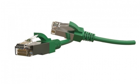 Патч-корд S/FTP, экранированный, категория 6 (100% Fluke Component Tested), 28AWG, LSZH, 2 м,зеленый-0