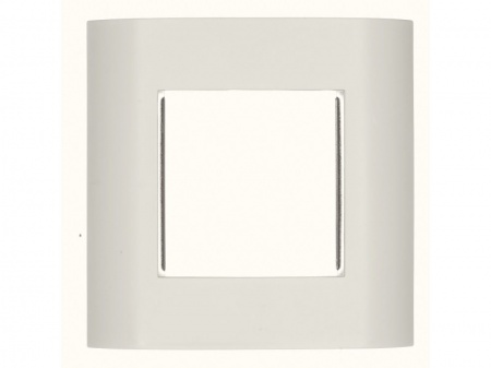 T1.1 - Рамка для внутренней розетки 80х80мм (французский тип) со вставкой под 1 модуль-0