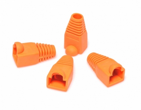 Колпачок изолирующий RJ-45, оранжевый-0