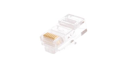 Коннектор ULAN RJ45/8P8C под витую пару, Кат.5e, неэкранированный.-0