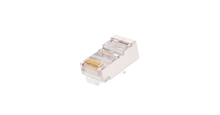 Коннектор RJ45 NIKOMAX, Кат.5e, экранированный, круглый ввод-0