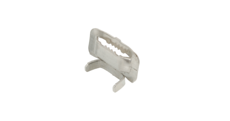 Скрепа монтажная, с зубьями, стальная-0