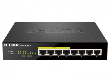 Коммутатор D-Link DGS-1008P-0