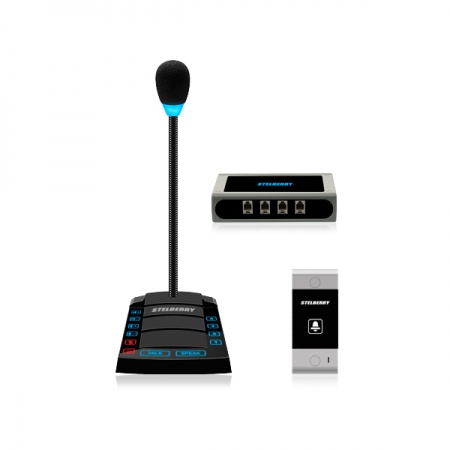 Переговорное устройство «клиент-кассир» S-640 4-канальное для АЗС класса с функциями диспечерской св-0