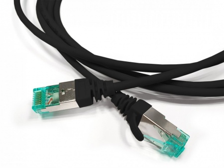 Патч-корд S/FTP, экранированный, Cat.6a (100% Fluke Component Tested), 30AWG, LSZH, 2 м, черный-0