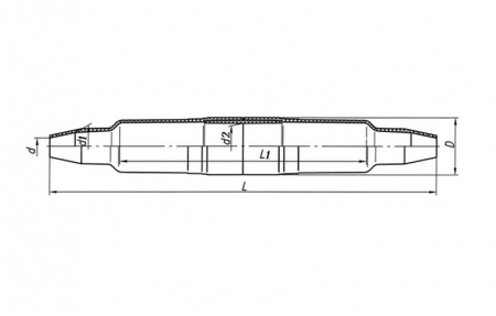 Муфта прямая полиэтиленовая МПП 2/4-3