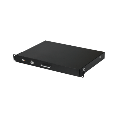 Полка под клавиатуру выдвижная TLK, 19", 1U, Ш432хГ300мм, RAL 9005-0