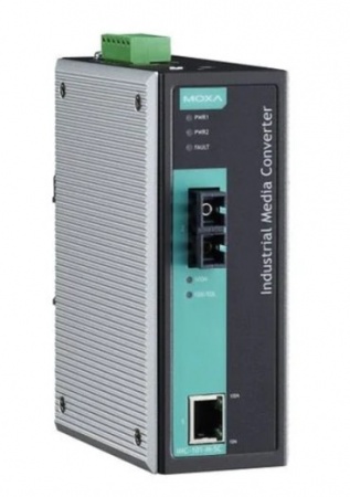 Промышленный медиаконвертер MOXA IMC-101-S-SC-T-2