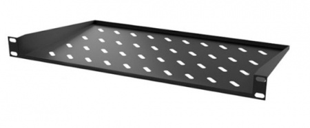 19'' Полка переднего крепления NTSS 2U глубиной 450 мм, RAL 9005-0