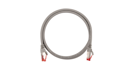 Коммутационный шнур NIKOMAX S/FTP 4 пары, Кат.6a, LSZH нг(А)-HFLTx, серый, 0,5м, Slim Line-0