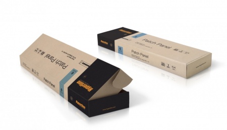 Патч-панель 19", 1U, 24 порта RJ-45, категория 6, Dual IDC, ROHS, черный, с задн.каб.организатором-2