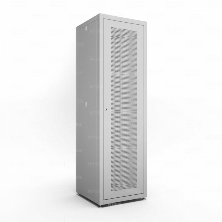 19'' Напольный шкаф NTSS СТАНДАРТ 22U 600х800 мм, передняя дверь перф., задняя дверь перф., RAL 7035-3