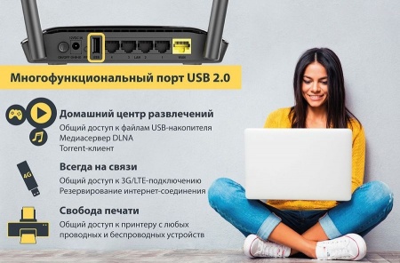 Беспроводной маршрутизатор D-Link DIR-620S-3
