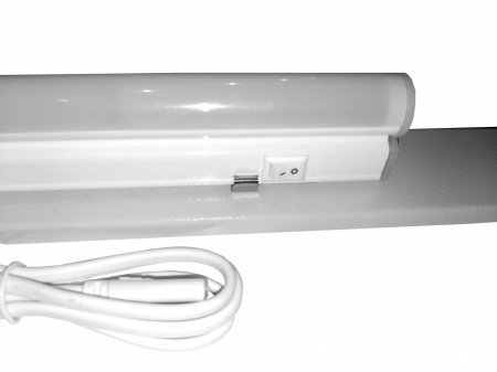 Лампа подсветки в шкаф 19", 1U, 4W, кабель 1 метр, серая-1