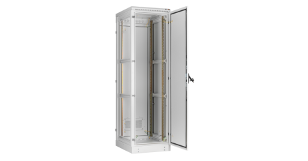 Напольный шкаф TLK 19", 42U, промышленный, цельнометаллические двери, IP54, 600х2070х800мм, RAL 7035-2