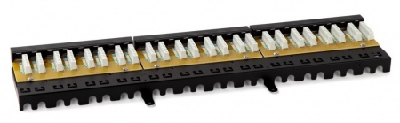 Патч-панель высокой плотности 19", 1U, 48 портов RJ-45, неэкранированная, категория 6A, Dual IDC-1