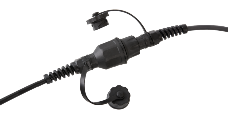 Индустриальный модуль-розетка NIKOMAX, Кат.6, RJ45/8P8C, IP67, с защитной крышкой, чер.-2