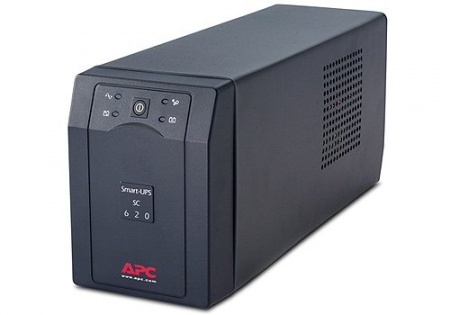 Источник бесперебойного питания APC SC620I Smart-UPS 620VA (390 Вт, 4 розетки C13)-0
